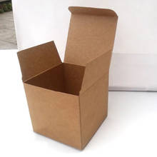 Caja de cartón de papel kraft para embalaje, cajas de embalaje de papel kraft, DIY cajas de dulces de boda blancas, cajas de jabón hechas a mano, bolsa de embalaje de regalo 2024 - compra barato