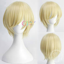 Anime Ensemble Stars Tenshouin Eichi Heat Resistant Synthetic Short Hair Cosplay Wigs Halloween Party + Free Wig Cap 2024 - buy cheap