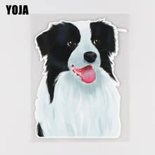 YOJA 12.5×16.5CM Border Collie Creative Cartoon Car Body Stickers Lovely Animal Vinyl Decals Decoration 19B-0089 2024 - buy cheap