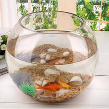 Round Transparent Crystal Glass Bowl Clear Sphere Vase Fish Tank Water Jar 2024 - buy cheap