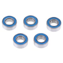 5 peças azul 4*8*3mm mr84rs embutida com rolamentos de esferas de borracha venda imperdível 2024 - compre barato