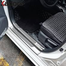 Embellecedor de cubierta de umbral de puerta para Toyota Corolla sedan 2019 2020 2021, Pedal de placa de desgaste de puerta lateral de acero inoxidable, accesorios de estilo de coche 2024 - compra barato