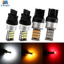 Bombillas LED Canbus sin Error para coche, luz de marcha atrás para estacionamiento, T20, 7440, 7443, 4014, 45 SMD, 3156, ámbar, rojo y blanco, 100X 2024 - compra barato