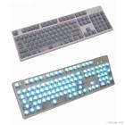 104Pcs/Set Universal Stylish Clear Mechanical Keyboard Key Caps Replacement clear backlight pretty keyboard key caps - specifications