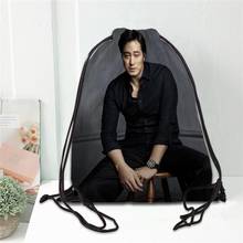 So Ji Sub-mochila con cordón para hombre y mujer, bolso de viaje informal, de almacenamiento, a la moda, para regalo, novedad de 20201102 2024 - compra barato