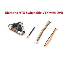 Happymodel Diamond VTX 5.8G 40ch 25mw-200mw Switchable VTX DVR for Mobula7 Reddevil Trashcan mini RC FPV Racing Drone 20%OFF 2024 - buy cheap