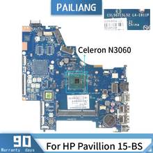 939605-601 For HP Pavillion 15-BS 939605-501 LA-E811P SR2KN Celeron N3060 Mainboard Laptop motherboard DDR3 tested OK 2024 - buy cheap