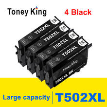 Toney king-cartuchos de tinta para impressora epson, compatível com epson t502 xl 2024 - compre barato