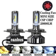 110W 20000LM 4500K 6000K 8000K 3000K 9005 9006 H3 H1 H8 H7 H4 H11 H9 9012 CSP CHIP Canbus Levou Farol Do Carro Super Brilhante 2024 - compre barato