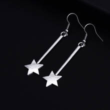 Trendy Vintage Magic Star Shape Dangle Antique Color Plated Earrings for Women Girl Retro Drop Earrings Cute Earring Jewelry 2024 - buy cheap