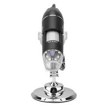 Microscopio endoscópico con USB para ordenador, lupa de cámara Digital de vídeo, 8 LED, 50X-500X, 0.3MP, con soporte 2024 - compra barato