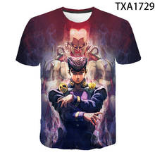 2020 New Summer Jojo Bizarre Adventure 3D T Shirt Men Women Children Fashion Casual Boy Girl Kids Short Sleeve Printed Tops Tees 2024 - buy cheap