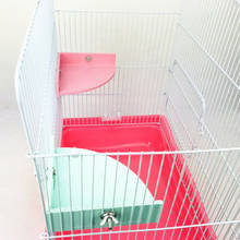 Legendog hamster de canto, plataforma em forma de leque, diy, gaiola para pássaro, pequeno, gaiola de animal de estimação, acessórios 2024 - compre barato