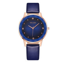 luxury brand women wrist watch Casual Quartz Leather Band Newv Strap Dress Watch Ladies Analog Wristwatch dames horloge 2020 2024 - buy cheap