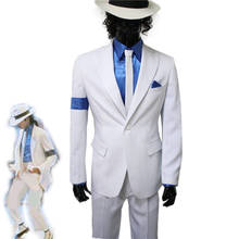 Disfraz de Michael Jackson para Cosplay, traje de acción para Halloween, hecho a medida 2024 - compra barato