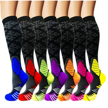 Women Socks Functional Compression Varicose Veins Socks Football Basketball Cycling Outdoor Sports Socks For Men Socks 2024 - buy cheap