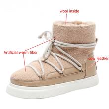 classic winter snow boots warm faux fur ankle boots woman boots women shoes fashion female outdoor casual shoes flats platform 2024 - buy cheap