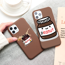 Cute peanut butter For iPhone 11 Cover Silicone Phone Case For iPhone 11 Pro Max X XR XS 6 6SPlus 7 8 Plus 5 5S SE Soft TPU Case 2024 - buy cheap