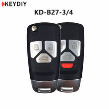 KEYDIY 5pcs/lot,KD900 KD Remote B27-3/4 Car Key for Audi Style KD MINI/KD-X2 Key Programmer 2024 - buy cheap