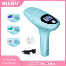 MLAY Laser Hair Removal Epilator a Laser Permanent Face BIkini Body IPL Hair Removal Electric Depilador a laser 500000 Flashes 2024 - buy cheap