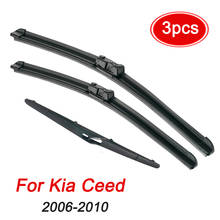 MIDOON 24"18"12" Windshield Windscreen Wiper Blades For Kia Ceed 2006-2009 2008 Front Rear Window For Hyundai I30 2007-2010 2024 - buy cheap