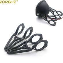 ZORBYZ Motorcycle 41mm Black Aluminum Headlight Mount Fork Bracket Turn Signal Light Clamp For Harley Honda Chopper Custom 2024 - buy cheap