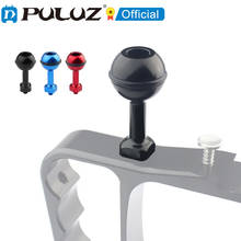 PULUZ Aluminum 1/4 inch Screw Ball Adaptor CNC Mount Adapter For GoPro/Xiaoyi/DJI Osmo Action Camera Diving Tray Stabilizer Kits 2024 - buy cheap