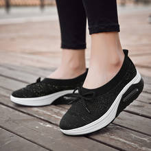 Spring Autumn Women Casual Shoes Breathable Mesh Woman Sneakers Black Platform Ladies Shoes Lightweight Mother Tenis Size 35-42 2024 - buy cheap
