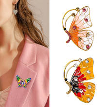 Pingente de borboleta animal da páscoa broche de pérola feminino pingente de borboleta grande acessórios de joias pino elegante 2024 - compre barato