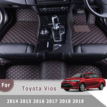 RHD Carpets For Toyota Vios Yaris 2021 2020 2019 2018 2017 2016 2015 2014 Car Floor Mats Auto Interior Accessories Rugs Styling 2024 - buy cheap