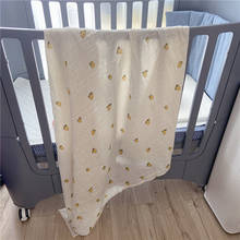 Newborn Blanket Bath Towel Fruit Baby Swaddling Blankets Muslin Baby Swaddle Wrap Organic Kids Quilts Toddler Stroller Bedding 2024 - buy cheap