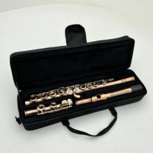 Flauta de sintonización C de alta calidad, 16 teclas, agujeros cerrados, instrumentos musicales de cobre antiguo con estuche, envío gratis 2024 - compra barato