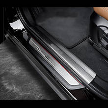 Accessories Door Welcome pedal Threshold Bar cover trim strips For BMW 1 3 4 5 Series 3GT X1 X3 X4 X5 X6 F20 F30 F10 F25 F16 F15 2024 - buy cheap