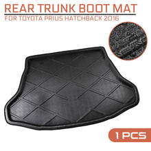 Car Floor Mat Carpet For Toyota Prius Hatchback 2016 Rear Trunk Anti-mud Cover 2024 - buy cheap