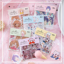 40pcs/lot Cute1902 Girl Series Paper Sticker Decoration Diy Ablum Scrapbooking Label Stickers Gift 2024 - buy cheap