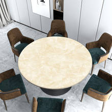 Mesa redonda desktop capa protetora de plástico macio grosso almofada de borracha de vidro macio para a cozinha mesa de jantar esteira frete grátis 2024 - compre barato