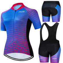 Women Cycling Clothing Bicycle Jersey Set Female MTB Ropa Ciclismo teleyi Girl Cycle Casual Wear Road Bike Bib Short Pant Pad 2024 - buy cheap