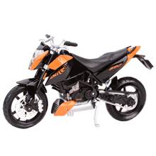 Maisto veículos colecionáveis duke, modelos de brinquedo para motocicleta 1:18 ktm690 e die cast 2024 - compre barato