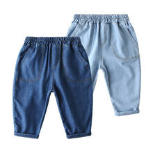 2021 boys girls Jeans Shorts Capris summer baby hole jeans  children's clothing soft jeans baby toddler Fashion pants clothes 2024 - buy cheap