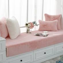 Pink Sheepskin Shaggy Thick Plush Cushion Sofa Window Blanket Balcony Mat Soft Fluffy Faux Fur Tatami Carpet Modern Area Rugs 2024 - buy cheap