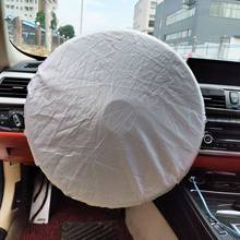 Auto Car Steering Wheel Sun Shade Cover Heat-Resistence Sunshade Steering Cover Mat Car Accessories easy to install disassemble 2024 - buy cheap