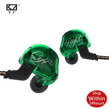 KZ ZSR-auriculares intrauditivos híbridos con seis controladores, cascos híbridos dinámicos de graves HIFI con Cable de reemplazo, con cancelación de ruido 2024 - compra barato
