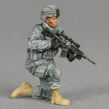 Figura modelo de resina 1/35 GK Soldier American marksmen en patrol group, escultura militar sin montar y kit sin pintar 2024 - compra barato
