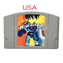 Высокое качество США NTSC картридж для клиентов Mega Man 64 Карта для 64-битной игровой консоли 2024 - купить недорого