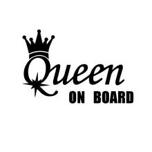 Creative QUEEN Auto Stickers On The Car Creative Auto Decorative Decals Car Door Handle Vinyl Car Body Decals 2024 - buy cheap