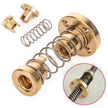 1 Set Durable T8 Anti Backlash Spring Loaded Nut For 2mm Acme Threaded Rod Lead Screws for 3D printer Reprap Z axis 2024 - buy cheap