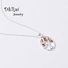Enamel Tree of Live Chokers Pendants Necklaces for Women Charming Chain Statement Necklace Women Wholesale Jewelry Accessories 2024 - buy cheap