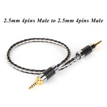 Cable adaptador de Audio para auriculares, accesorio de fibra de carbono de 10cm, 2,5mm, TRRS, equilibrado macho a 3,5mm, estéreo hembra 2024 - compra barato
