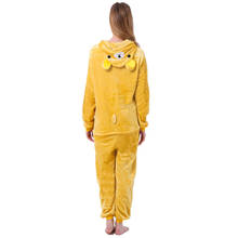 Pijamas de franela para hombres y mujeres, ropa de dormir de oso Kigurumi Rilakkuma, con dibujos de animales, con capucha 2024 - compra barato