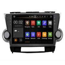 Radio con GPS para coche, reproductor con Android 10, ocho núcleos, px5, 10,2 pulgadas, 2 din, DVD, BT, grabadora, para TOYOTA HIGHLANDER 2008-2013 2024 - compra barato